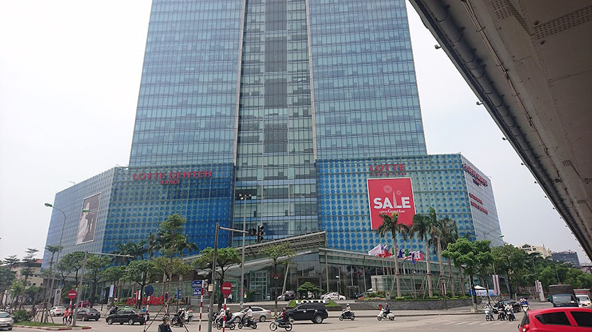 Tòa nhà Lotte Center Liễu Giai tại TP Hà Nội