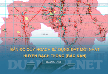 Tải về bản đồ quy hoạch sử dụng đất huyện Bạch Thông (Bắc Kạn)