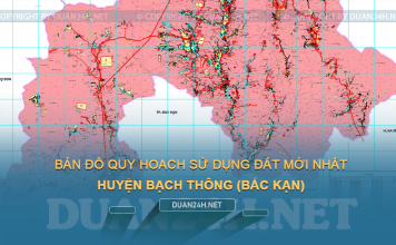 Tải về bản đồ quy hoạch sử dụng đất huyện Bạch Thông (Bắc Kạn)