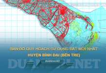 Tải về bản đồ quy hoạch sử dụng đất huyện Bình Đại (Bến Tre)