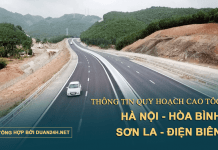 Thông tin quy hoạch cao tốc Hà Nội - Hòa Bình - Sơn La - Điện Biên