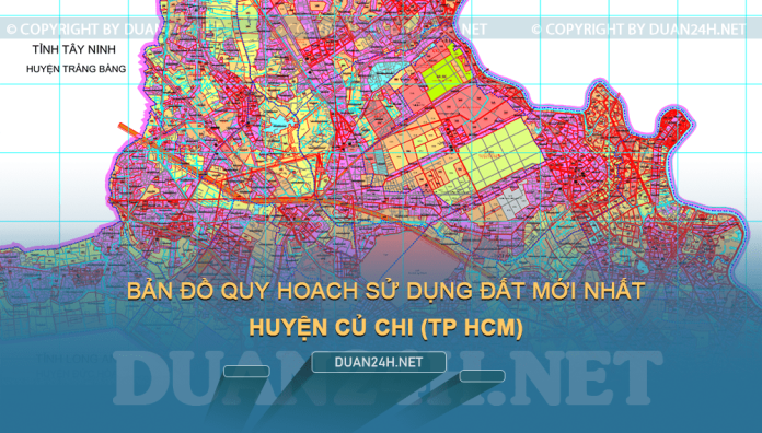 Tải về bản đồ quy hoạch sử dụng đất huyện Củ Chi (TP HCM)