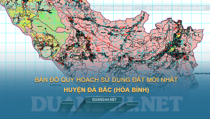 Tải về bản đồ quy hoạch sử dụng đất huyện Đà Bắc (TP Hòa Bình)