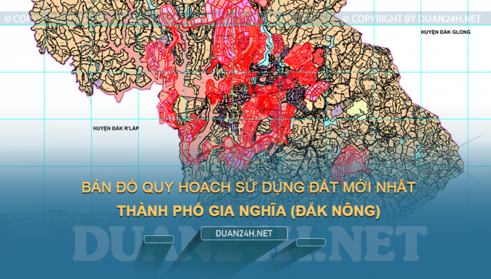 Tải về bản đồ quy hoạch sử dụng đất TP Gia Nghĩa (Đắk Nông)