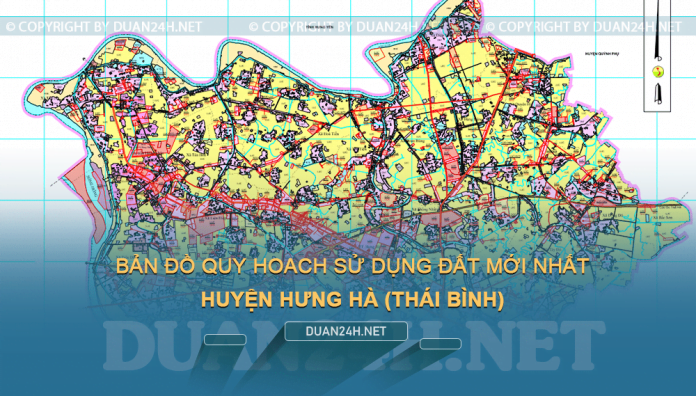 Tải về bản đồ quy hoạch sử dụng đất huyện Hưng Hà (Thái Bình)