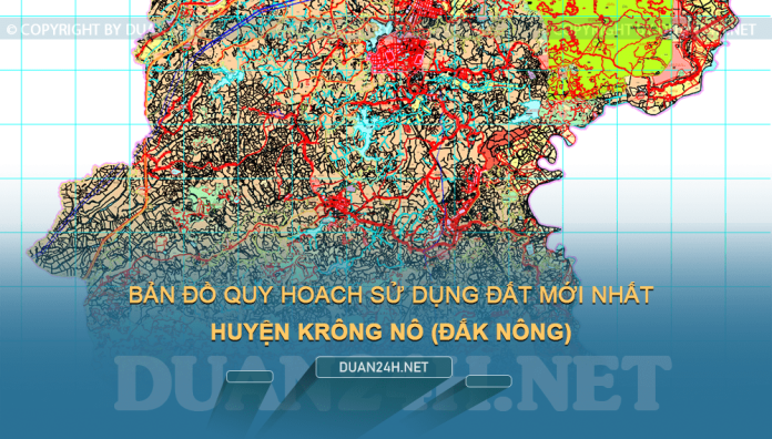 Tải về bản đồ quy hoạch huyện Krông Nô (Đắk Nông)