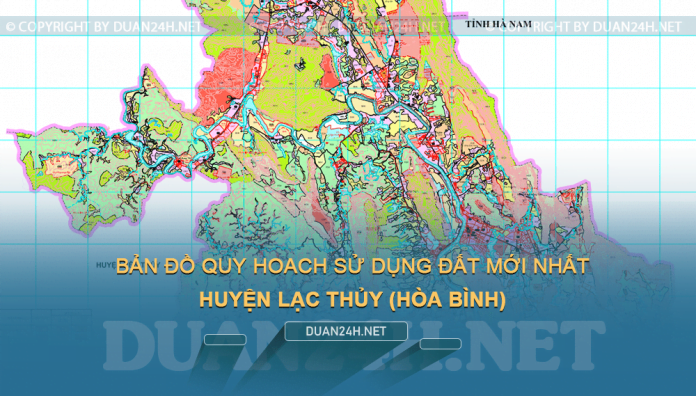 Tải về bản đồ quy hoạch sử dụng đất huyện Lạc Thủy (Hòa Bình)