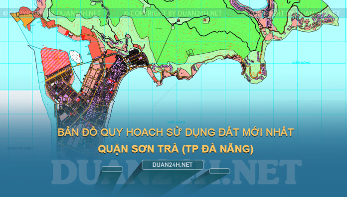 Tải về bản đồ quy hoạch sử dụng đất quận Sơn Trà (TP Đà Nẵng)