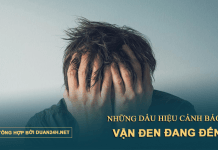 Những dấu hiệu cảnh báo vận đen đang đến