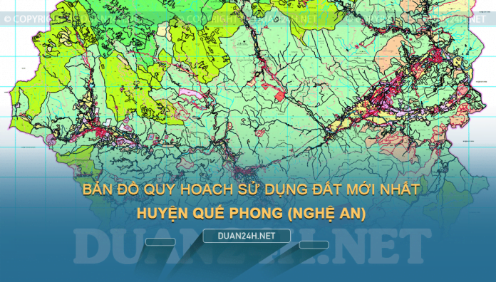 Tải về bản đồ quy hoạch sử dụng đất huyện Quế Phong (Nghệ An)