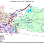 Bản đồ định hướng tổ chức không gian kinh tế tỉnh Bắc Giang