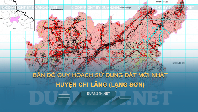 Tải về bản đồ quy hoạch sử dụng đất huyện Chi Lăng (Lạng Sơn)