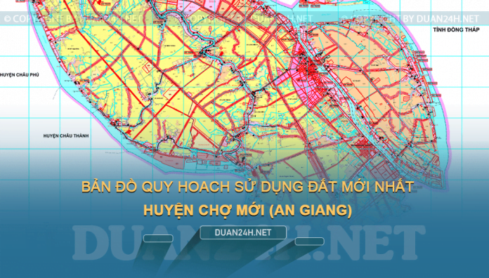 Tải về bản đồ quy hoạch sử dụng đất huyện Chợ Mới (An Giang)