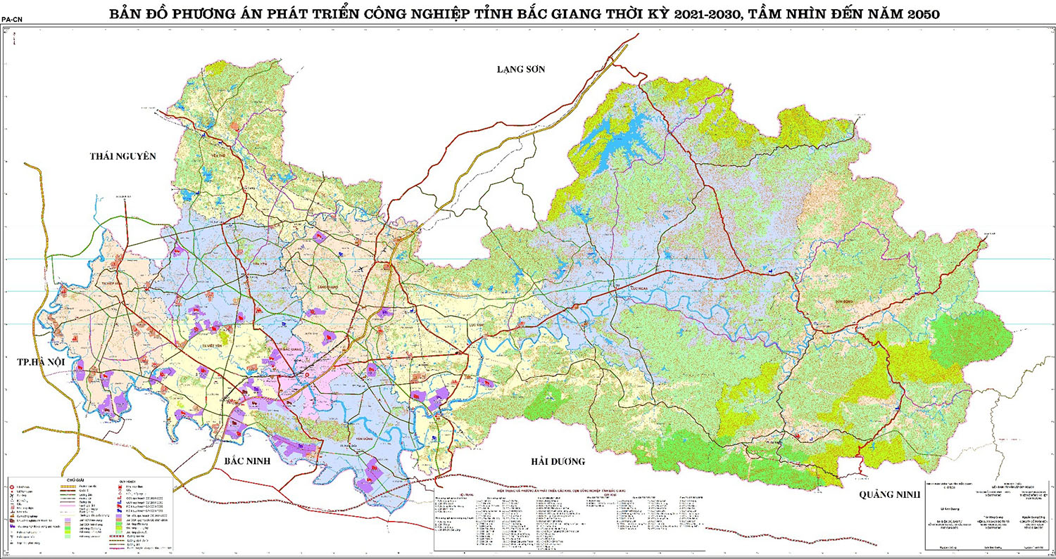 Quy hoạch công nghiệp tỉnh Bắc Giang đến năm 2030 (danh sách các khu, cụm công nghiệp)