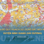 Tải về bản đồ quy hoạch sử dụng đất huyện Ninh Giang (Hải Dương)