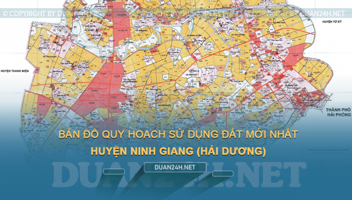 Tải về bản đồ quy hoạch huyện Ninh Giang (Hải Dương)