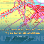 Tải về bản đồ quy hoạch sử dụng đất thị xã Tân Châu, tỉnh An Giang