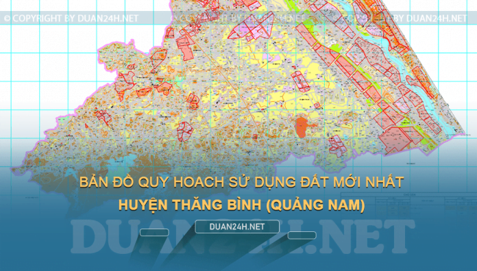 Tải về bản đồ quy hoạch sử dụng đất huyện Thăng Bình (Quảng Nam)