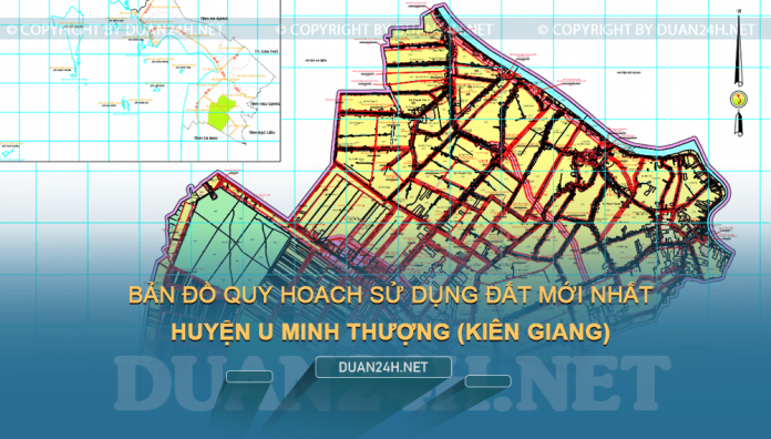 Tải về bản đồ quy hoạch sử dụng đất huyện U Minh Thượng (Kiên Giang)