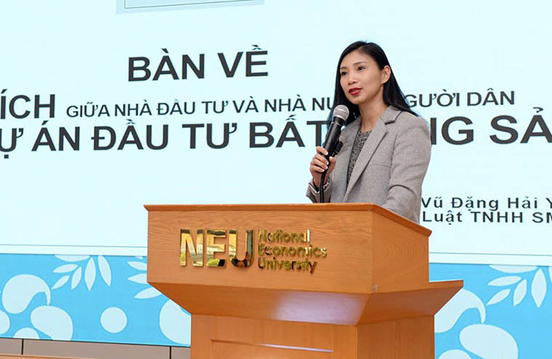 Doanh nhân Luật sư Vũ Đặng Hải Yến là Giám đốc Công ty Luật TNHH SMiC