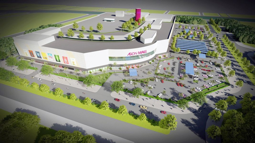 Phối cảnh siêu thị Aeon Mall Thừa Thiên Huế