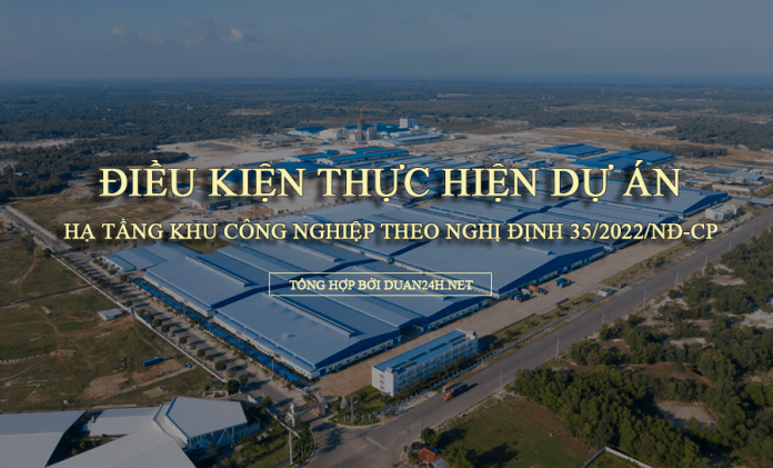 Điều kiện thực hiện dự án hạ tầng khu công nghiệp