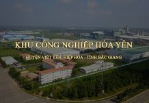 Thông tin khu công nghiệp Hòa Yên (tỉnh Bắc Giang)
