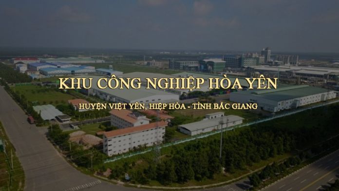 Thông tin khu công nghiệp Hòa Yên (tỉnh Bắc Giang)