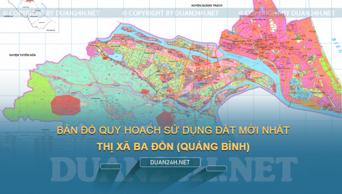Tải về bản đồ quy hoạch sử dụng đất thị xã Ba Đồn (Quảng Bình)
