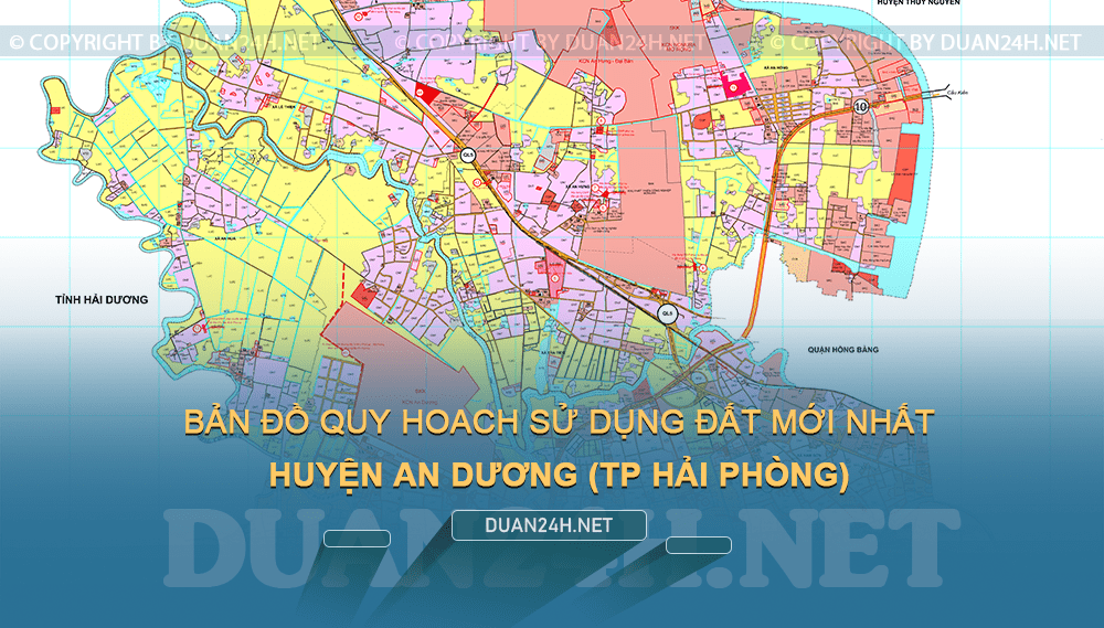 Bản đồ quy hoạch huyện An Dương (TP Hải Phòng) năm 2023