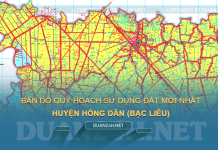 Tải về bản đồ quy hoạch sử dụng đất huyện Hồng Dân (Bạc Liêu)