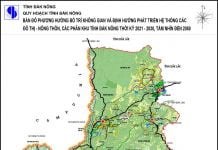 Bản đồ quy hoạch hệ thống đô thị tỉnh Đắk Nông đến năm 2030