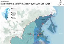 Bản đồ phương án quy hoahcj xây dựng vùng liên huyện tỉnh Khánh Hòa 2030