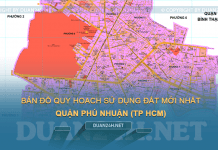 Tải về bản đồ quy hoạch sử dụng đất quận Phú Nhuận (TP HCM)