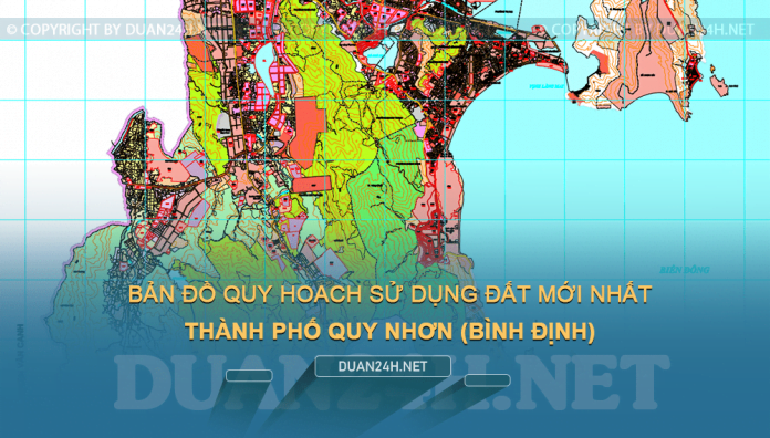Tải về bản đồ quy hoạch sử dụng đất thành phố Quy Nhơn (Bình Định)