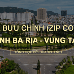 Thông tin tra cứu mã bưu chính (Zip Code) tại tỉnh Bà Rịa - Vũng Tàu