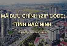 Thông tin tra cứu mã bưu chính (Zip Code) tại tỉnh Bắc Ninh