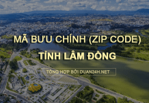 Thông tin tra cứu mã bưu chính (Zip Code) tại tỉnh Lâm Đồng