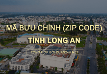 Thông tin tra cứu mã bưu chính (Zip Code) tại tỉnh Long An