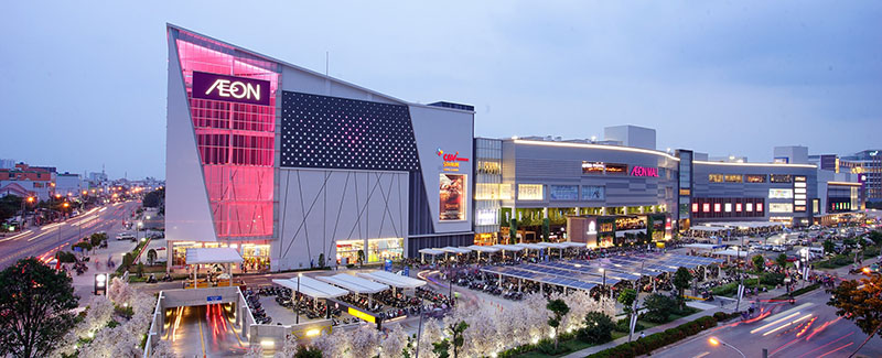 Mô hình Trung tâm Bách hóa tổng hợp và Siêu thị AEON Mall
