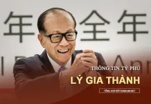 Thông tin tỷ phú Lý Gia Thành