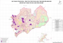 Bản đồ quy hoạch phát triển khu, cụm công nghiệp tỉnh Bà Rịa - Vũng Tàu