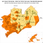 Bản đồ quy hoạch đô thị tỉnh Bà Rịa - Vũng Tàu đến năm 2030