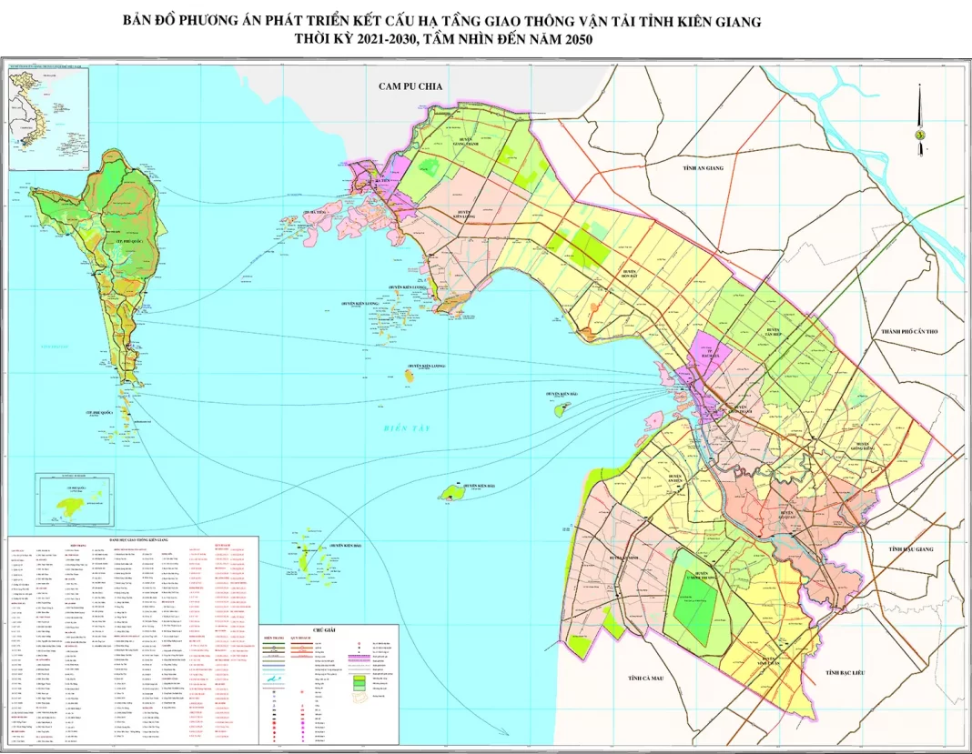 Quy hoạch hệ thống giao thông tỉnh Kiên Giang đến năm 2030