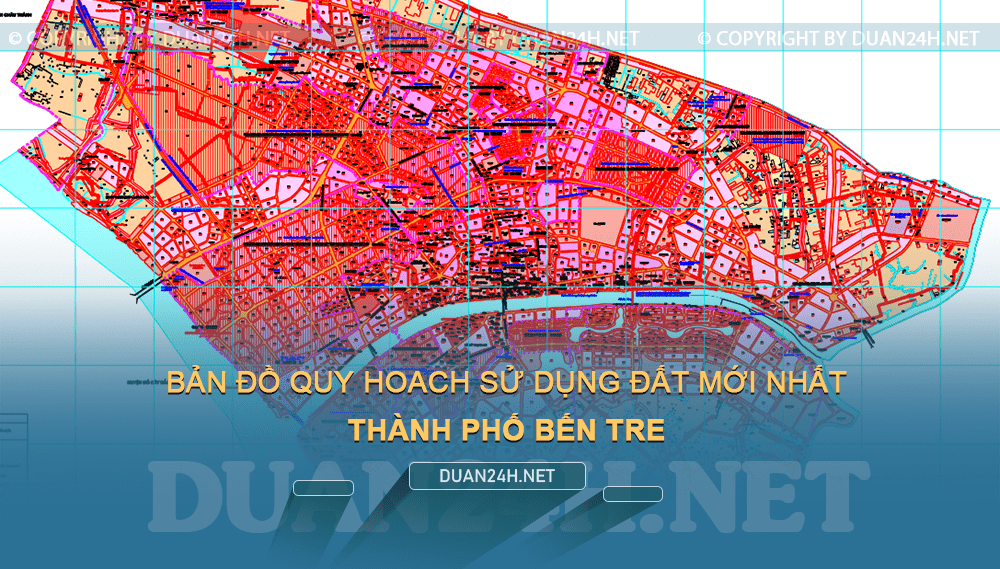 Bản đồ quy hoạch đất thành phố Bến Tre: 
Kết nối mạng lưới đô thị Bến Tre càng ngày càng hiện đại hơn với bản đồ quy hoạch đất mới nhất năm
