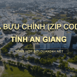 Thông tin tra cứu mã bưu chính (Zip Code) tại tỉnh An Giang