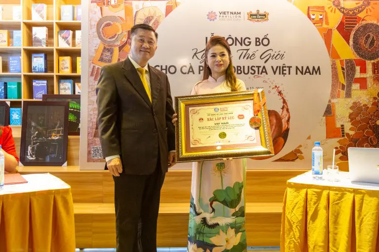 Madame Thảo nhận xác lập kỷ lục cho cafe Robusta Việt Nam