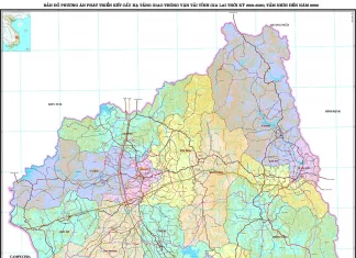 Bản đồ quy hoạch giao thông tỉnh Gia Lai đến năm 2030
