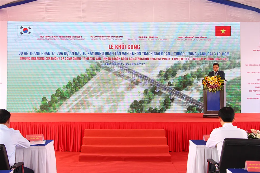 Hình ảnh lễ khởi công dự án cầu Nhơn Trạch ngày 24/09/2022