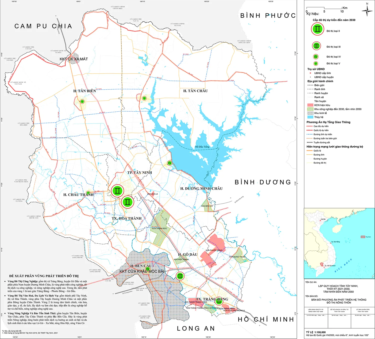 Quy Hoạch Đô Thị Tỉnh Tây Ninh Đến Năm 2030